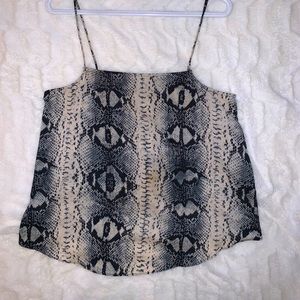 SNAKE PRINT CAMISOLE